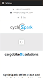 Mobile Screenshot of cyclespark.com